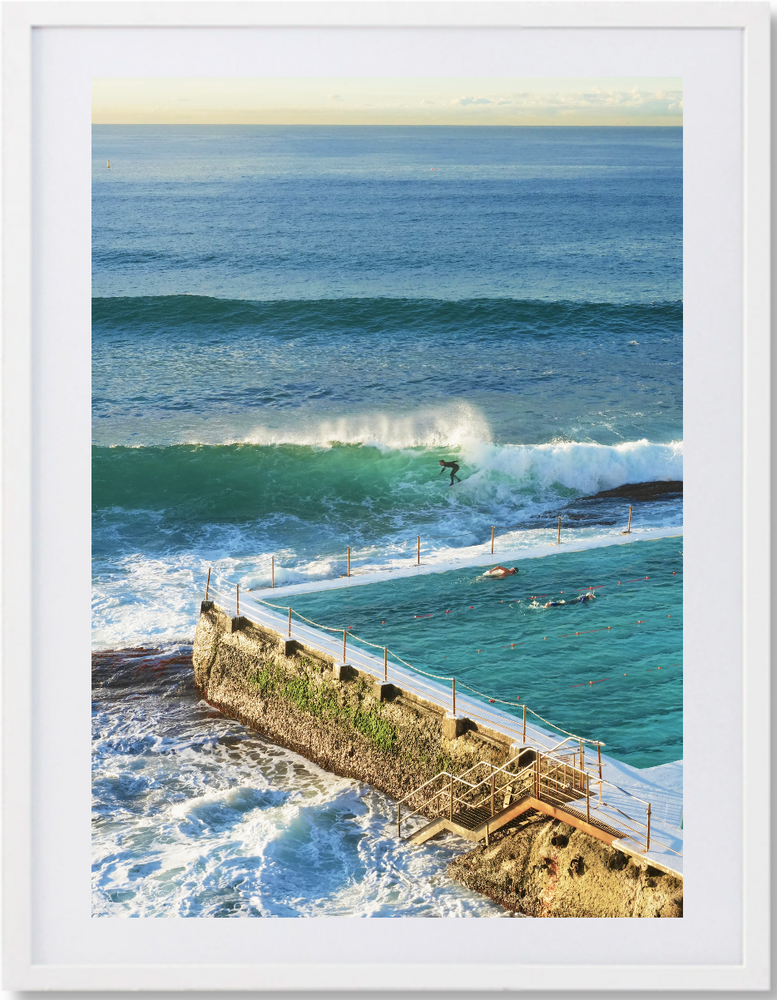 
                  
                    Surfing at Bondi Beach - Icebergs
                  
                