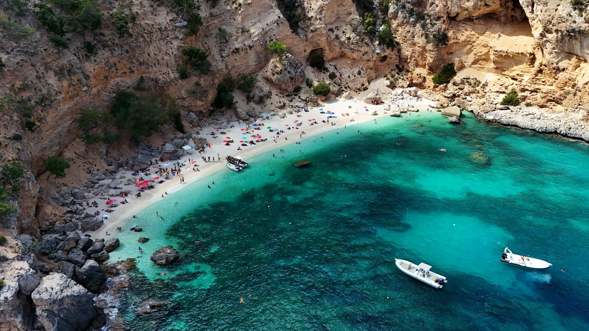 Boats in the Cove, Sardinia