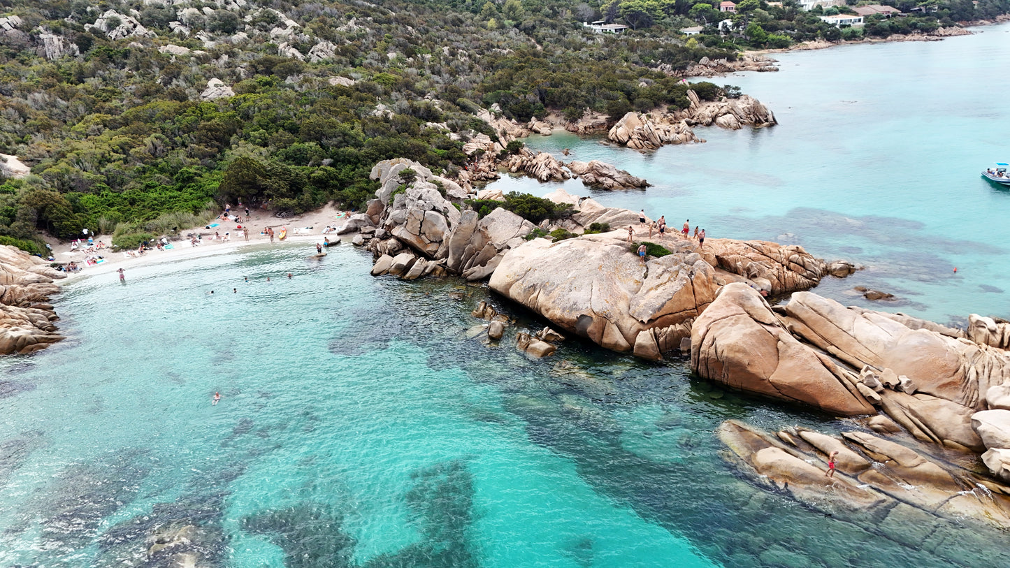 
                  
                    Granite Headland, Sardinia, aerial fine art photography print
                  
                