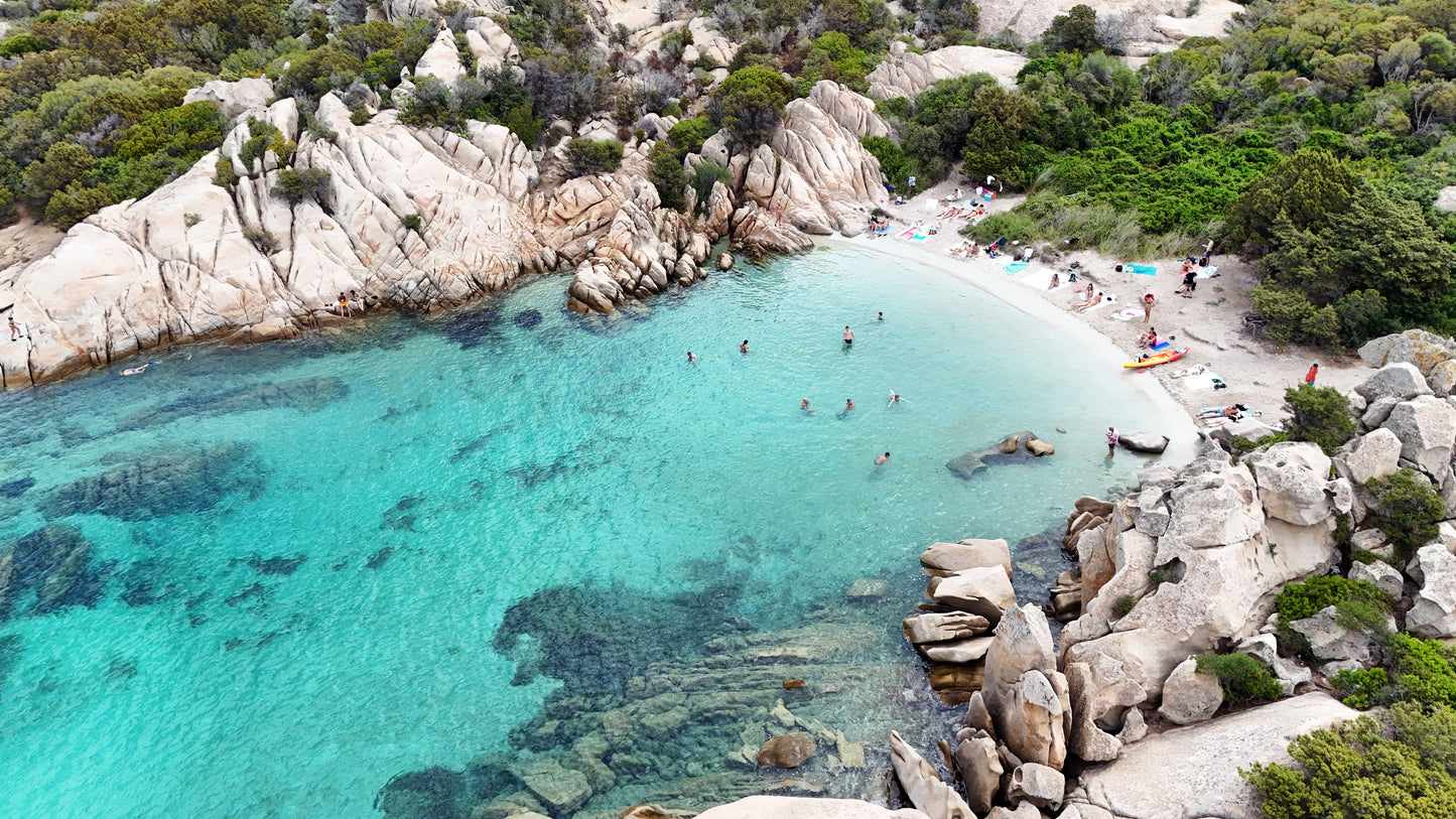 
                  
                    Hidden Beach, Sardinia, aerial fine art photography print
                  
                