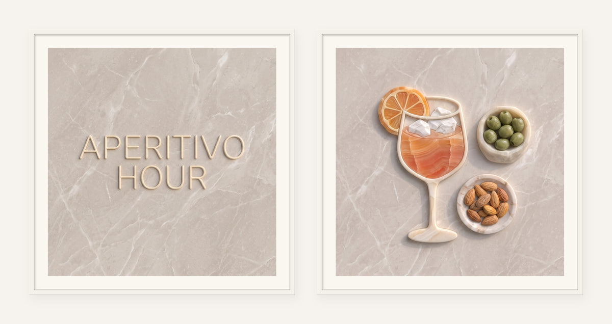 Aperitivo Hour Stone Pair