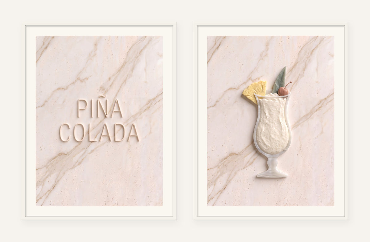 Piña Colada Stone Pair
