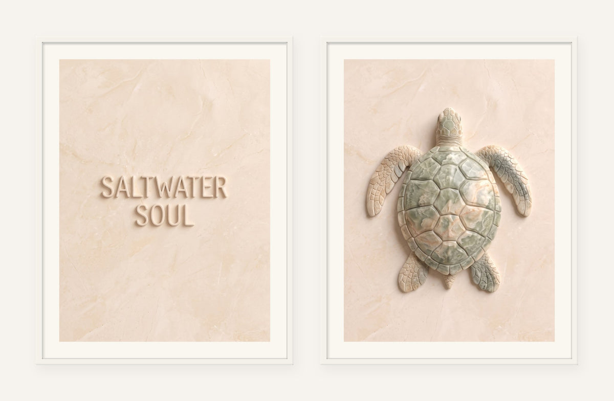 Saltwater Soul Stone Pair