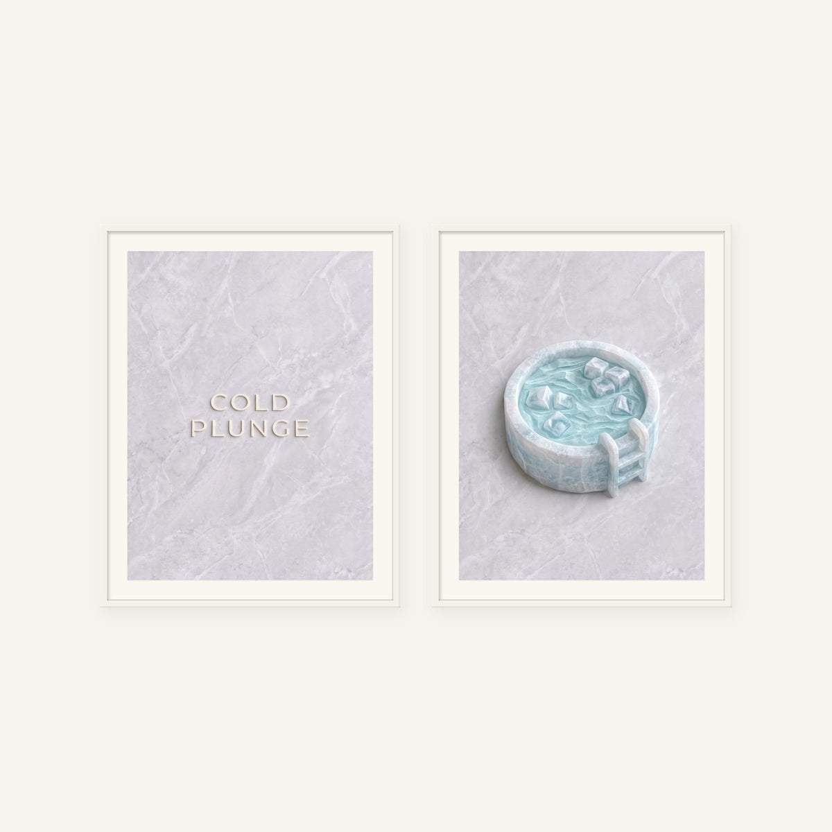 Cold Plunge Stone Pair